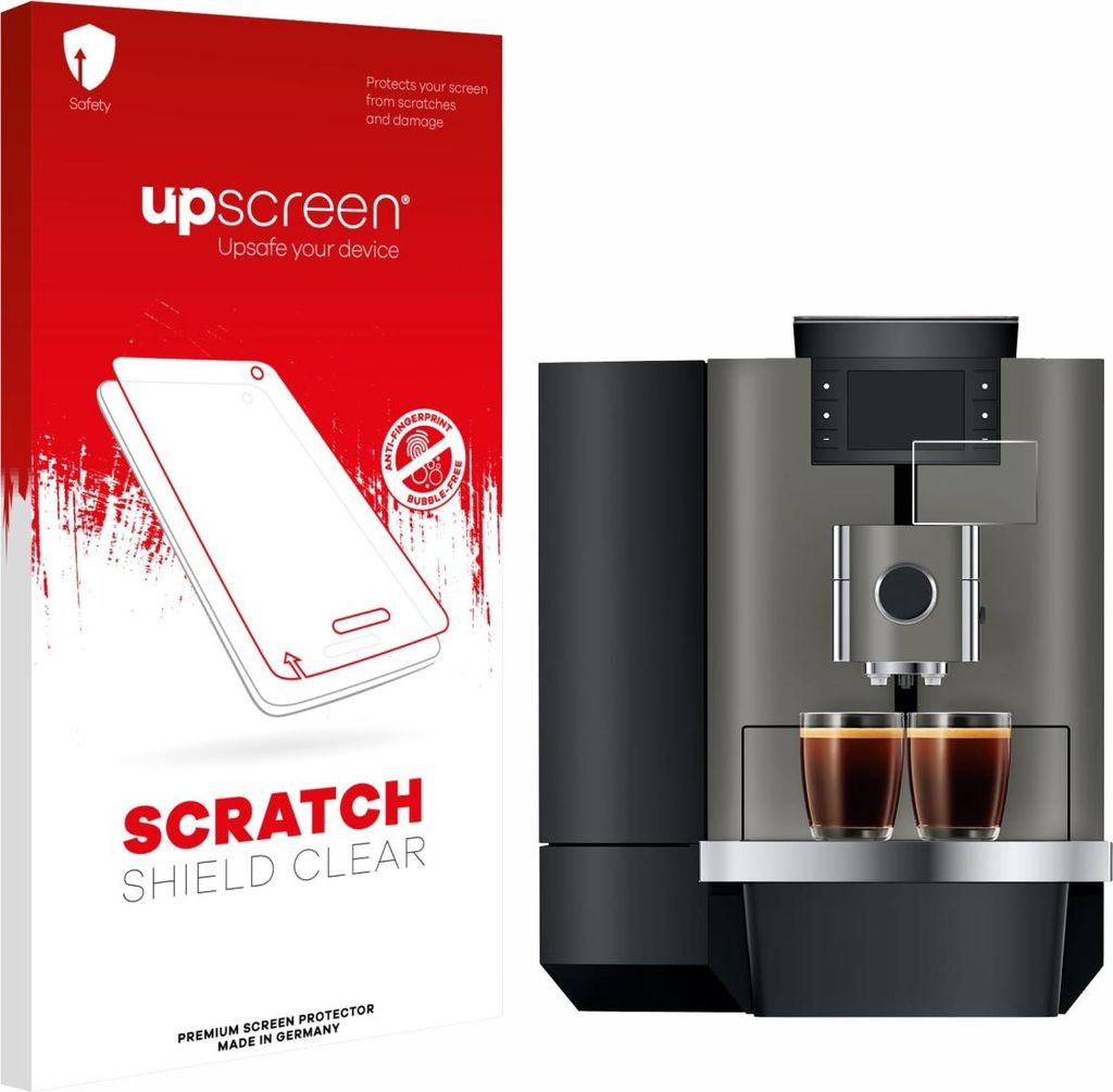 upscreen Schutzfolie für Jura X10 Displayschutz Displayschutzfolie Folie Klar Transparent