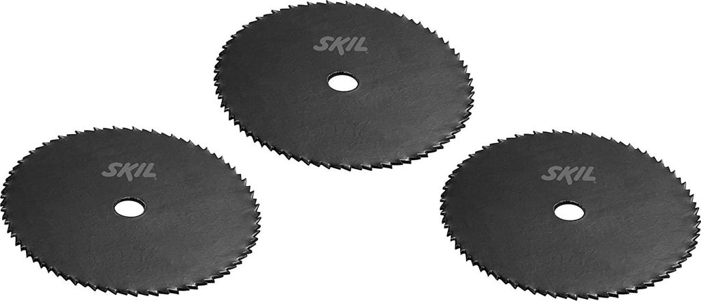 Skil Sägeblatt-Set 3-teilig glatte Schnitte in Holz Kunststoff & Aluminium89mm