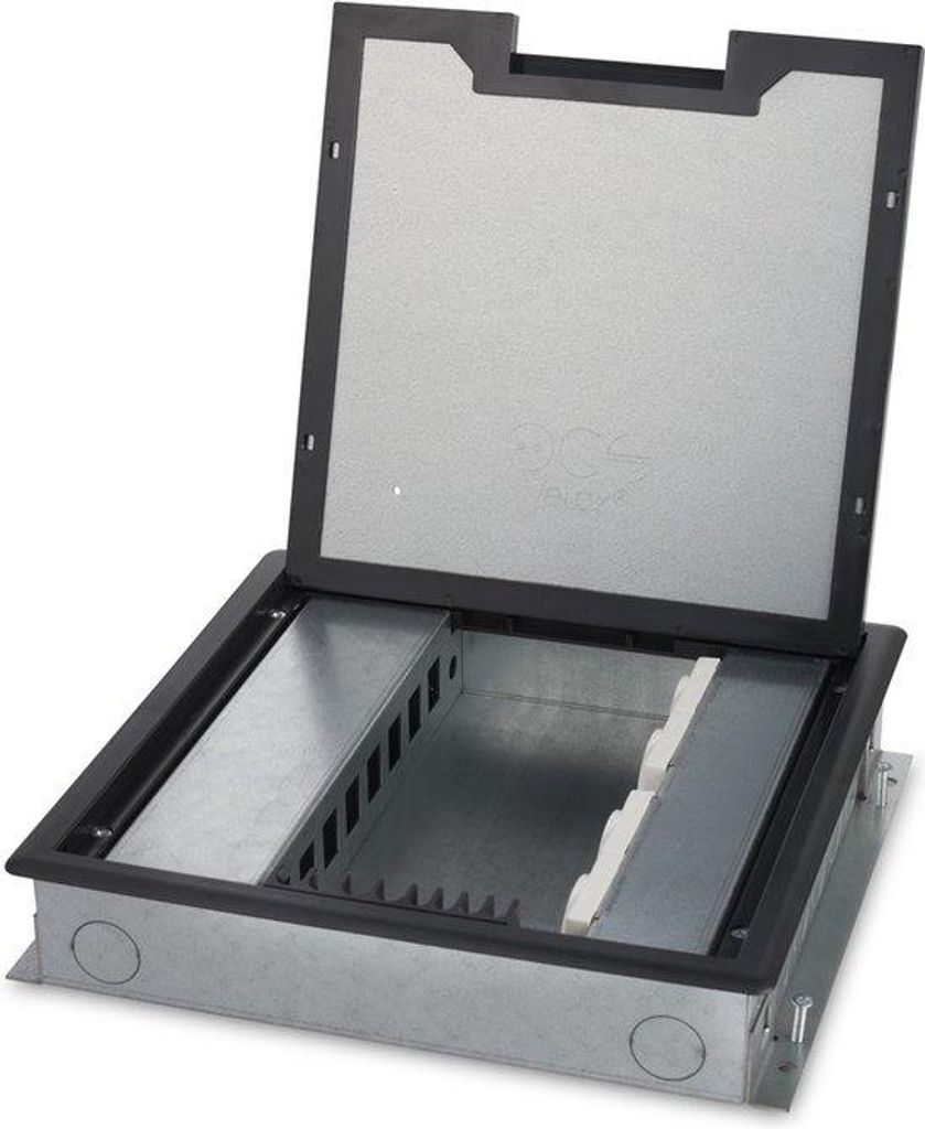 Elektrische Vloerstopcontactdoos 33.70.007 E2KVQ Met aluminium constructie.