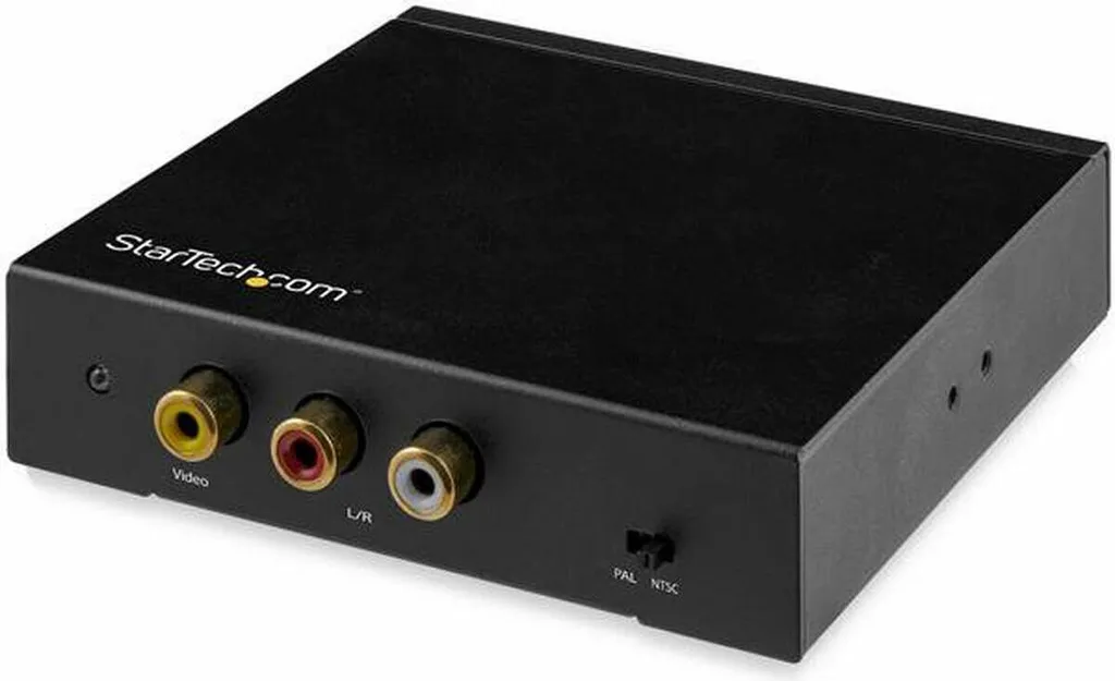 Adaptateur HDMI vers RCA et S-Vidéo StarTech HD2VID2 avec Audio Stéréo Noir