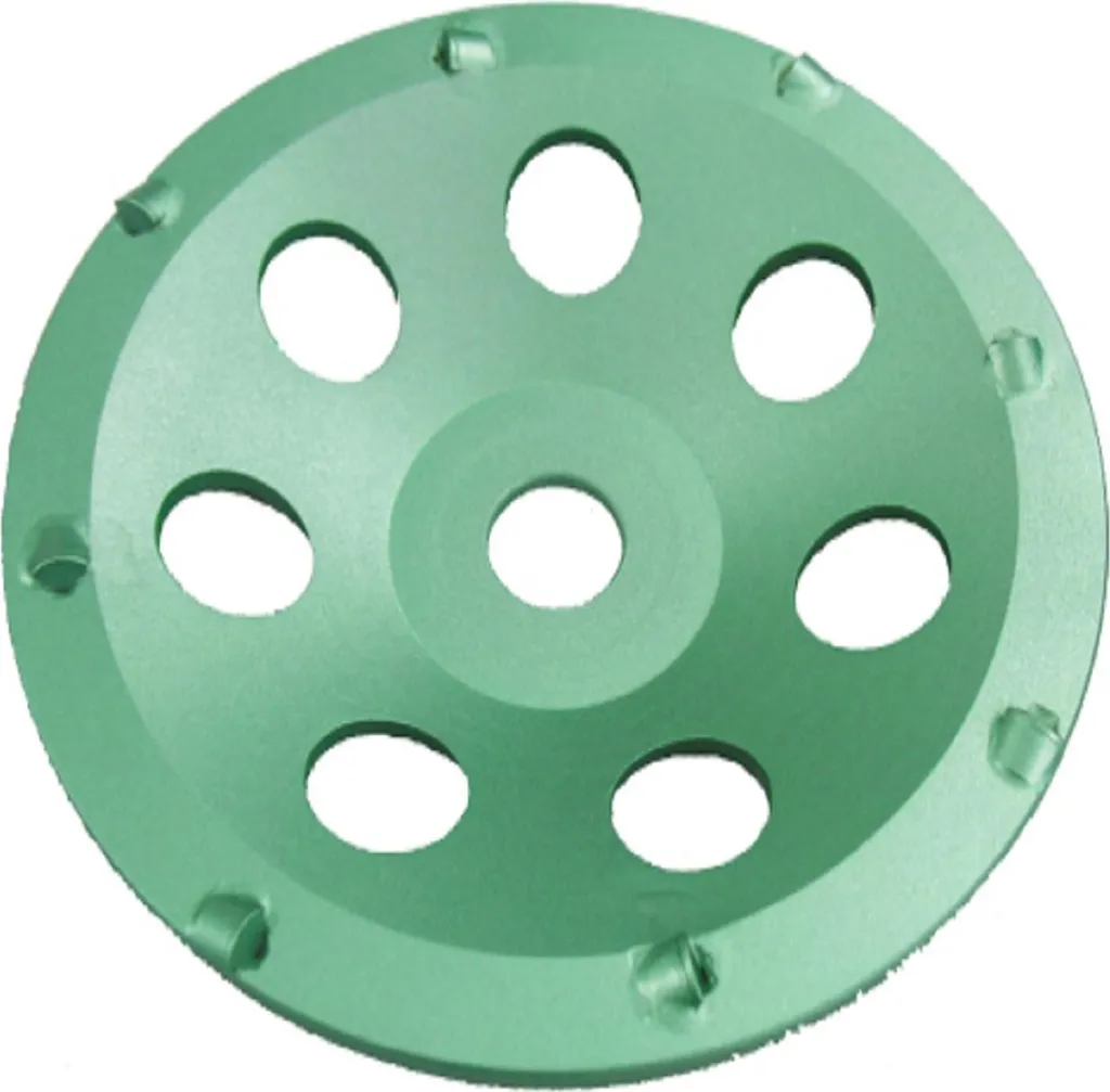 Plateau de ponçage diamant PKD Ø 125 mm à segmentation plate pro