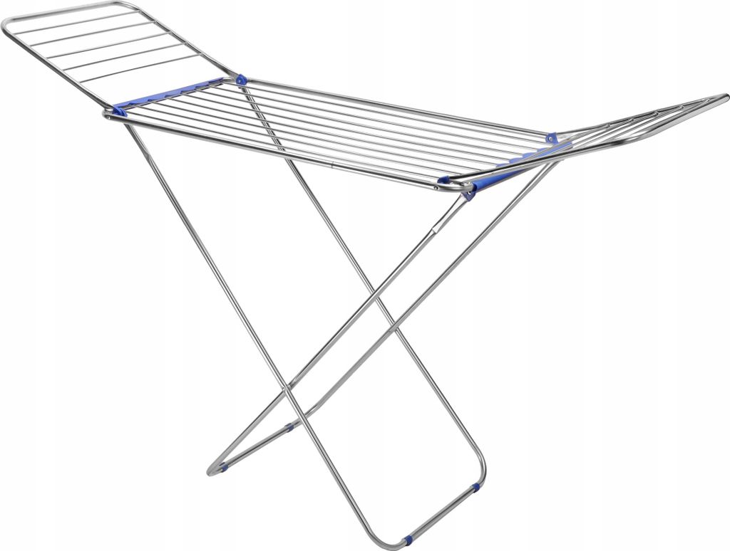 Edelstahl Balkon-Wäscheständer klappbar 18 m Leinen 16 kg Produktbild 