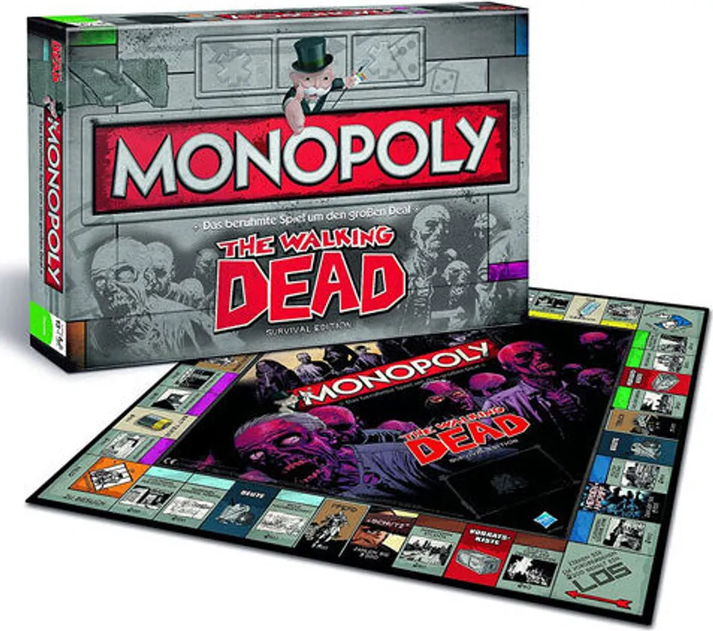 Monopoly The Walking Dead idéal pour jouer en famille ou entre amis