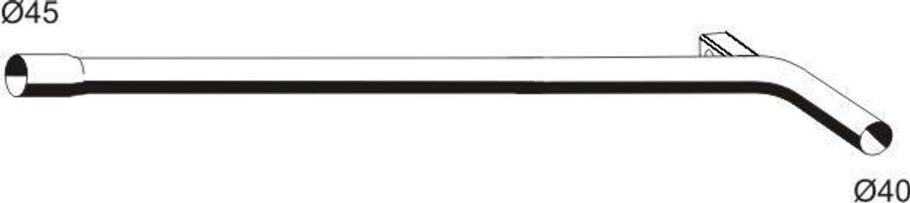 VEGAZ Abgasrohr Auspuffrohr für RENAULT Clio III Schrägheck (BR0/1, CR0/1) RR-346ERNS