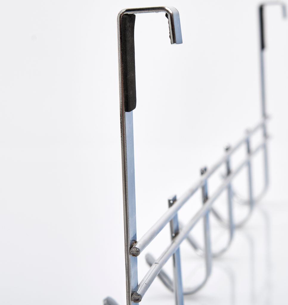 ZELLER PRESENT Türhängeleiste Metall verchromt 6 Haken Produktbild 8