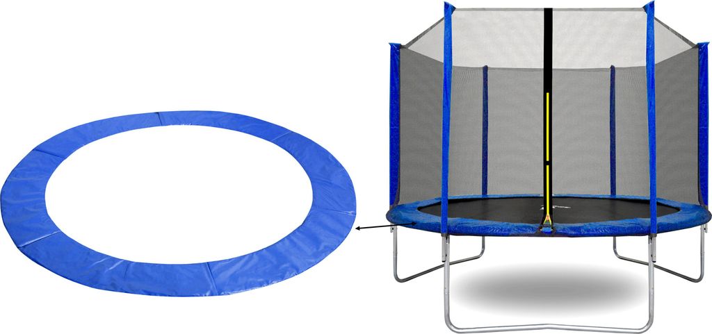 Coussin De Protection Pour Trampoline Terena – PVC Anti-UV, 360-366 Cm, Mousse 27 Cm, 18 Mm – Durable