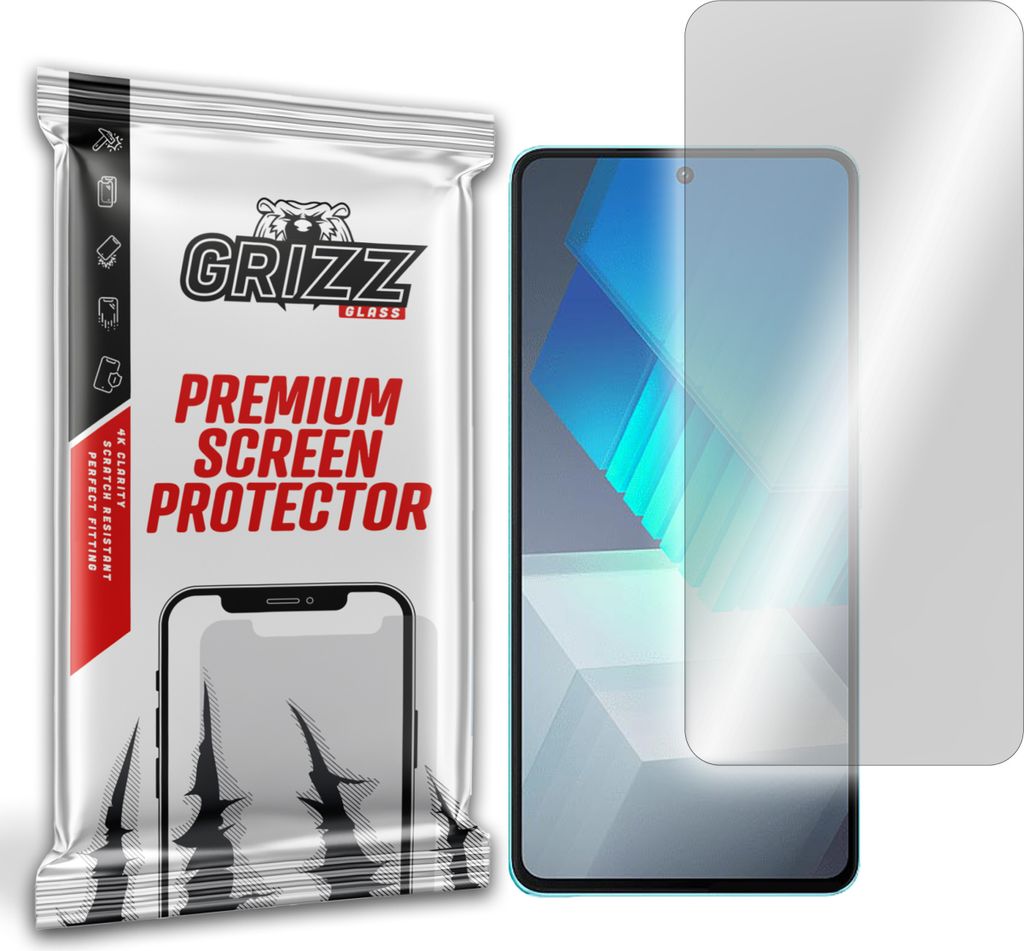 Hybriertes Glas GrizzGlass HybridGlass für Vivo IQOO Neo 7