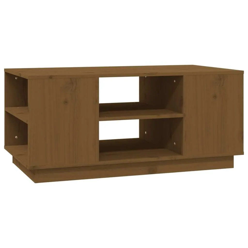 Tavolino Soggiorno in Pino Massiccio 90x49 cm | Ideale per Famiglie