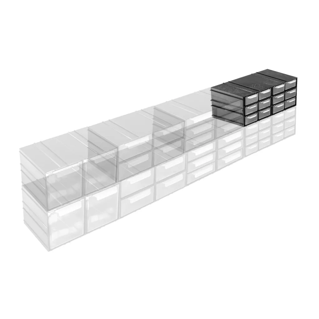 Armoire modulaire 92 cm : solution gain de place extensible et organisée - 6