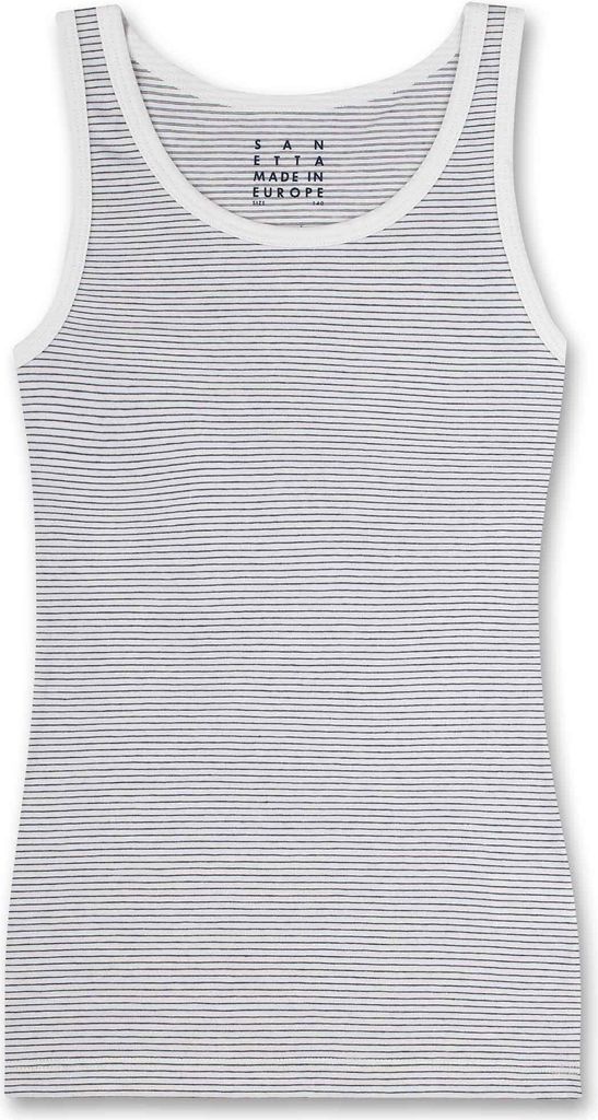 Sanetta Mädchen-Unterhemd Off-White | Hochwertiges Unterhemd für Mädchen aus einem Baumwoll-Mix. |Unterwäsche für Mädchen