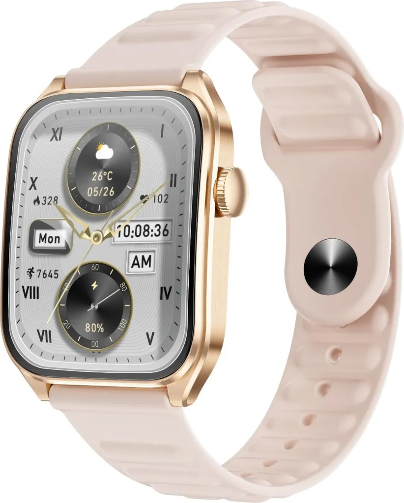 INF Smartwatch 1.93" AMOLED Rosa: Chiamate BT, GloryFit, Sport & Health