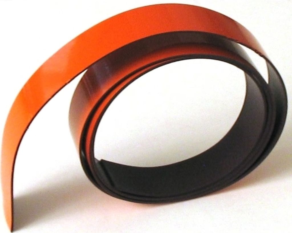 Magnetisches Band 1000x19x1mm orange