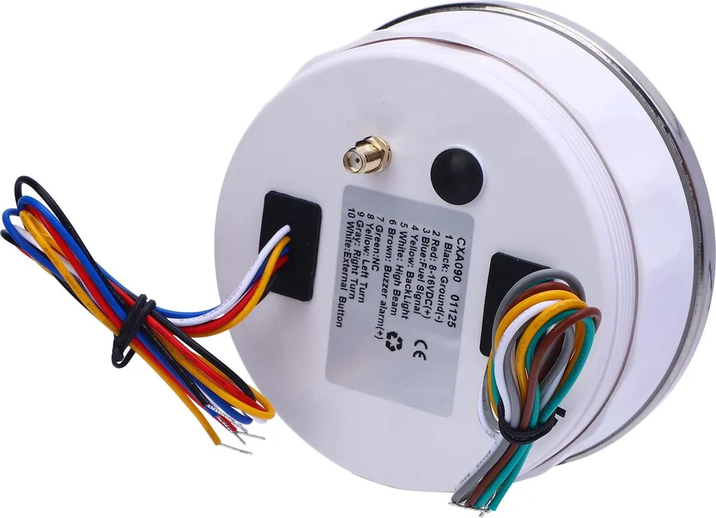 Combiné d'instruments GPS 110mm avec Jauge de Carburant et Voltmètre 12V - 5