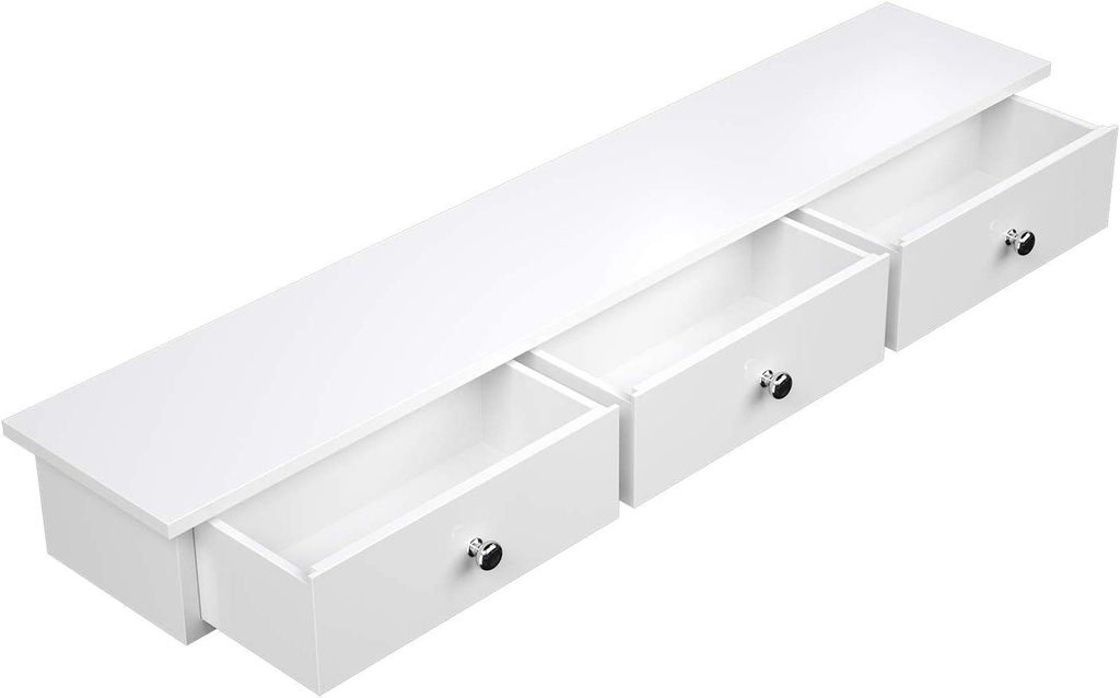 Wandregal für Schlüssel 3 Schubladen 80 cm Produktbild 