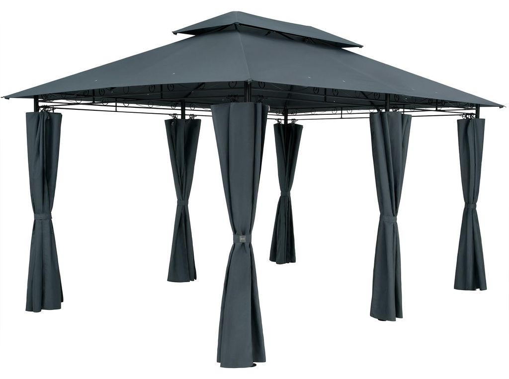 Casaria Gazebo Topas Padiglione 3x4m in Metallo Resistente Immagine del prodotto 