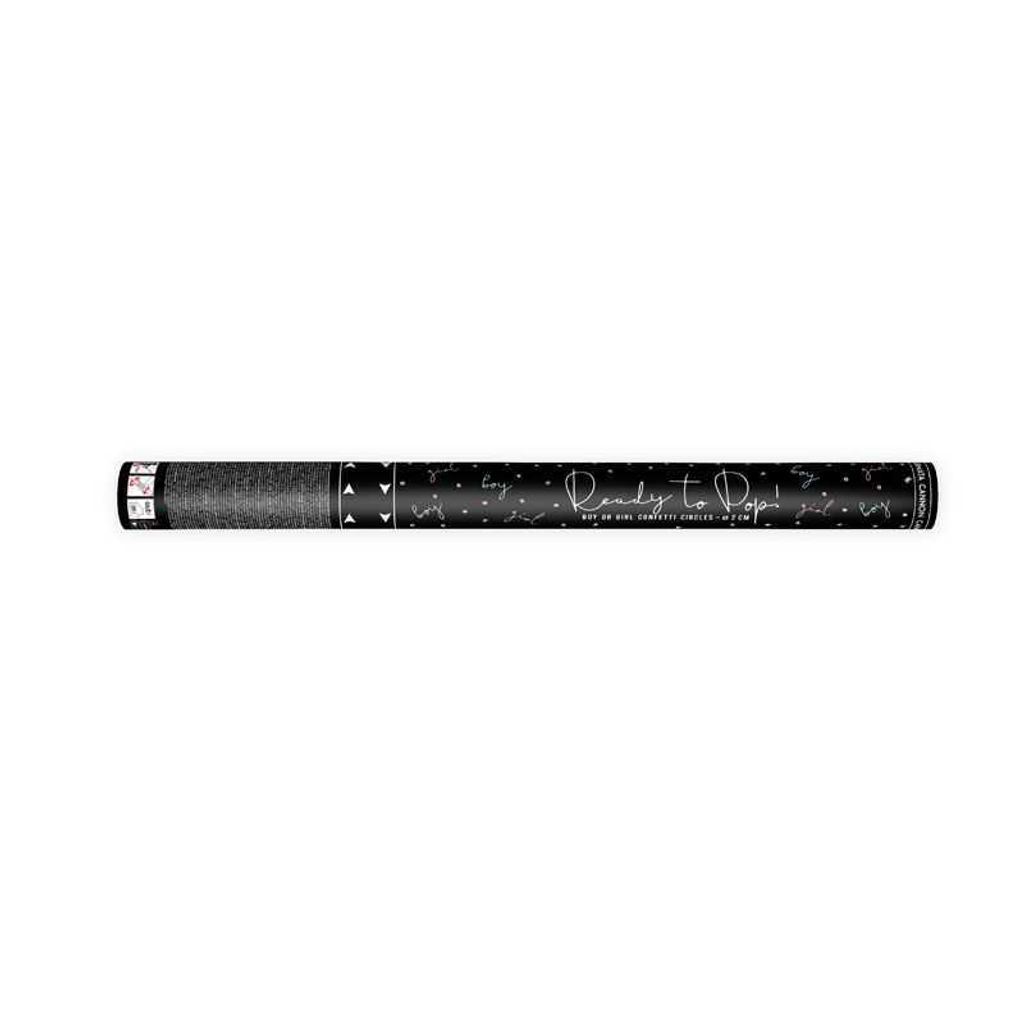 PartyDeco TUKR60-081, Konfetové delo, Ružová, 1 Obrázok produktu 