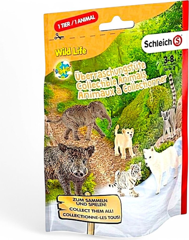 Schleich Wild Life Überraschungstüte Serie 2 mit 1 Tier -Tier Spielfiguren