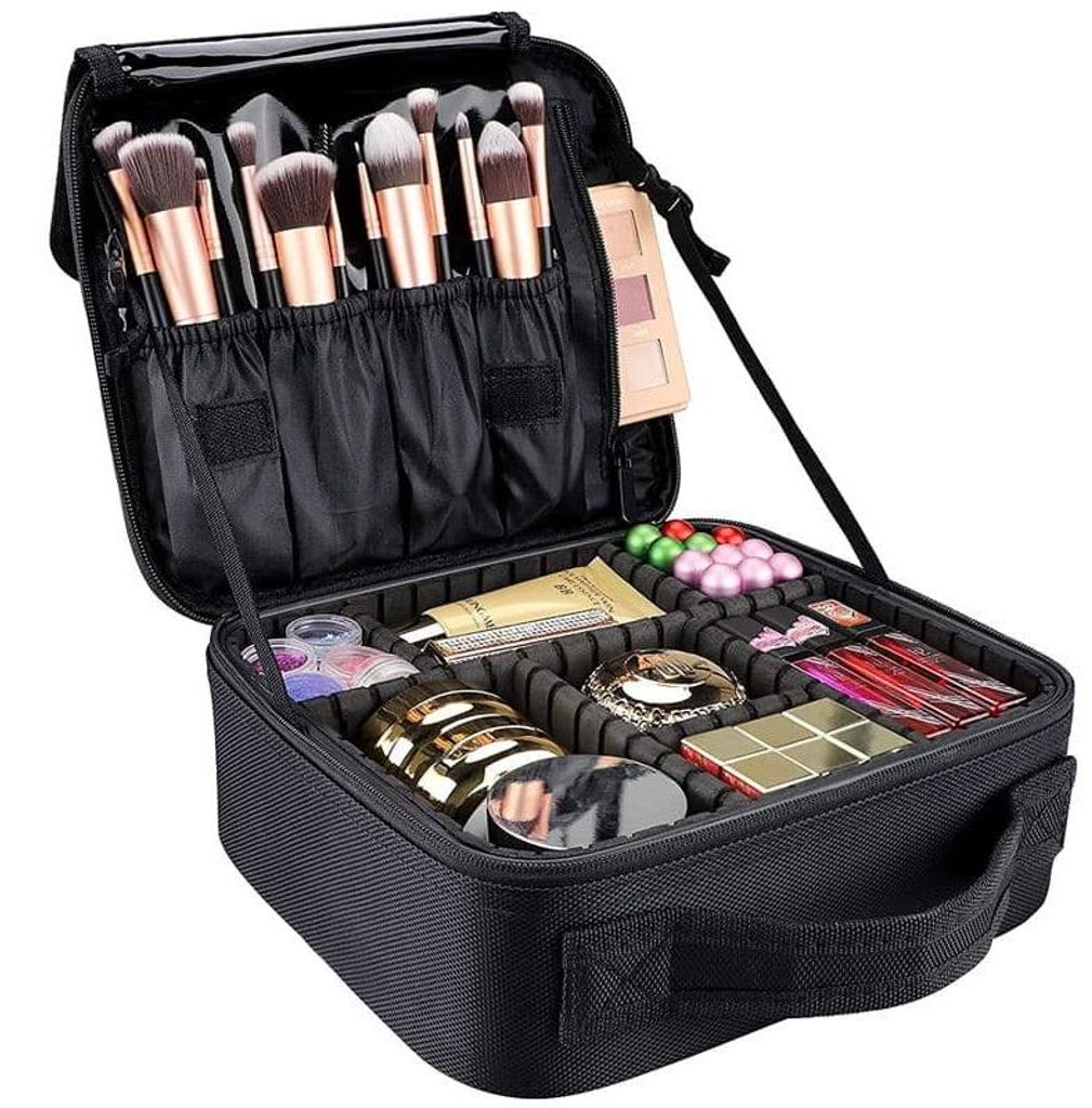 Trousse de toilette UNIQ noire - Grande trousse de toilette Image du produit 