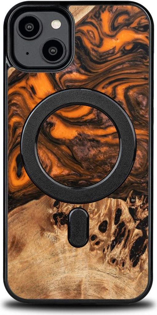 Bewood Unique Hülle für iPhone 14 Plus - Orange mit MagSafe
