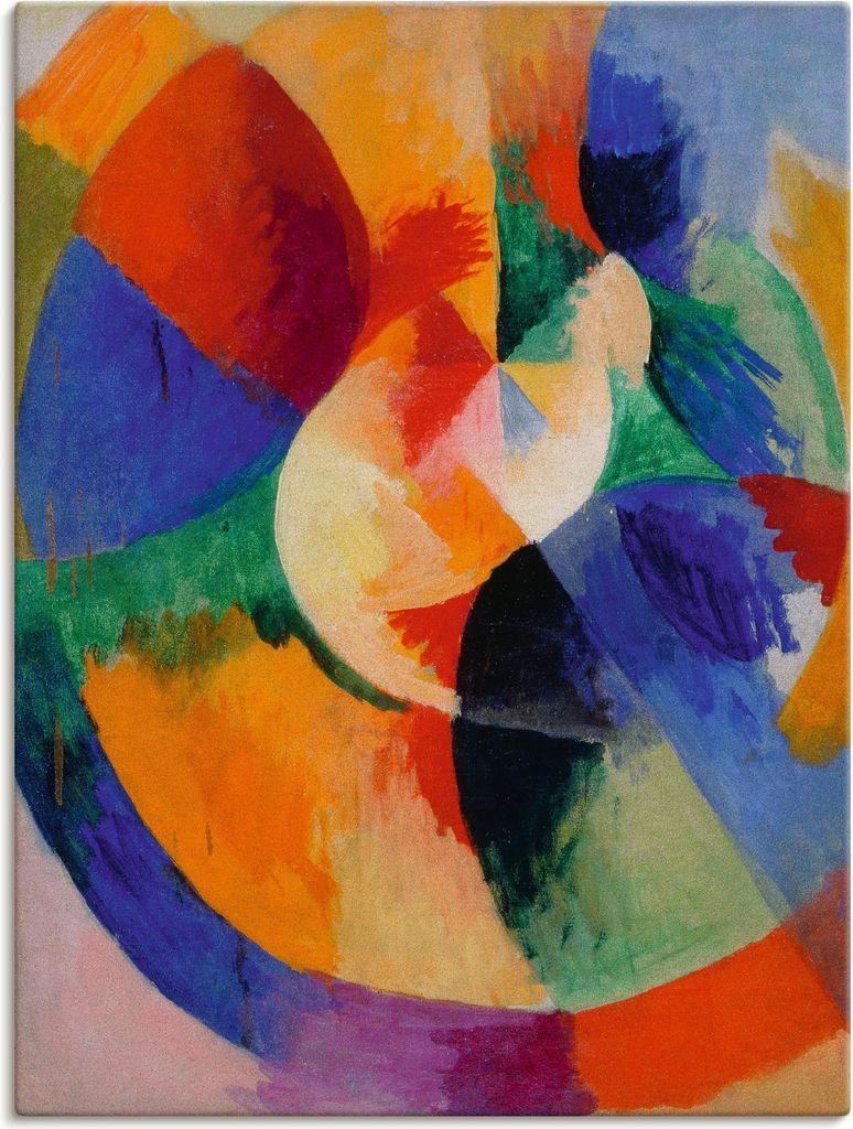 ARTland Leinwandbild Kreisformen, Sonne 1912/13 Größe: 90x120 cm