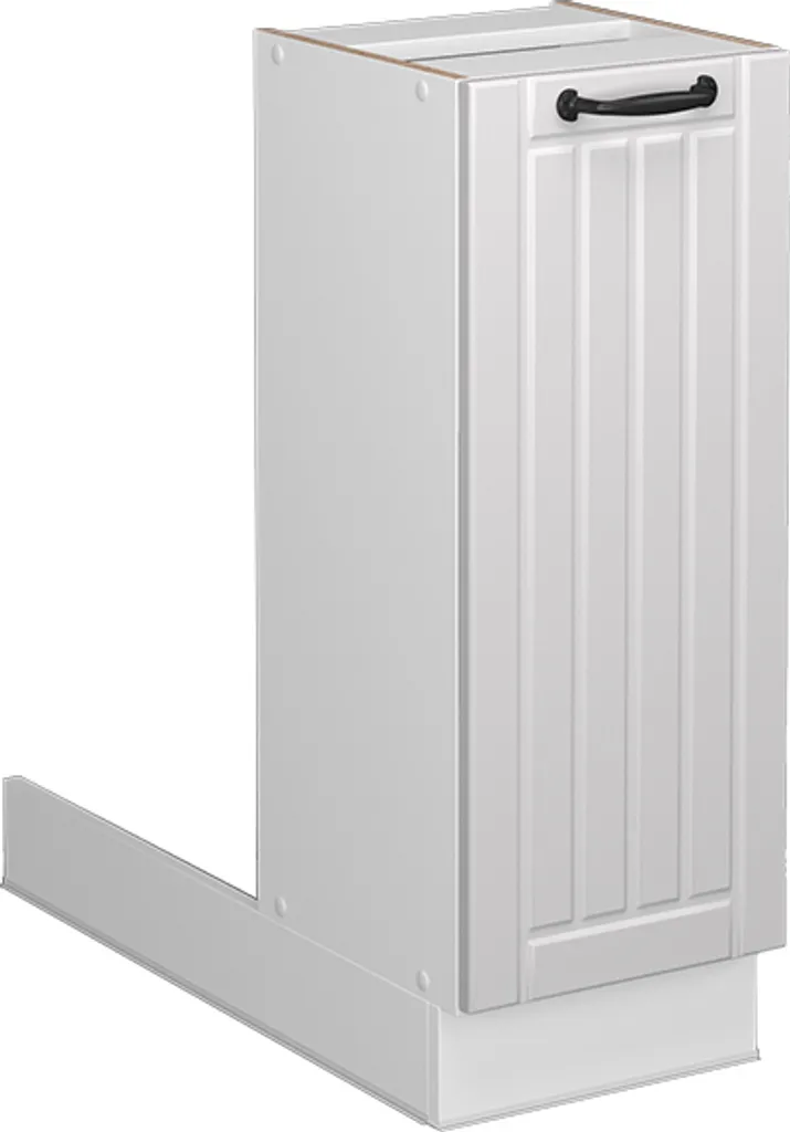 Cucina a Isola 30 cm Vicco Fame-Line | Stile Rustico Bianco