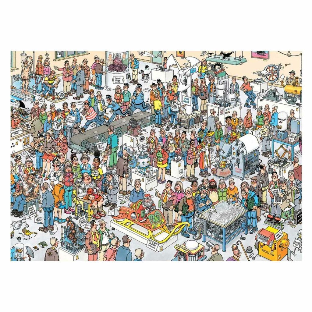 Jan van Haasteren Puzzle - Jahrmarkt der Zukunft, Produktbild 