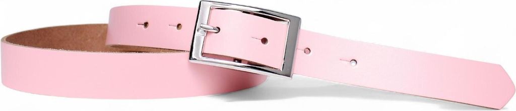 FRONHOFER günstiger Damengürtel 2,5 cm, silberne Schnalle, echt Leder