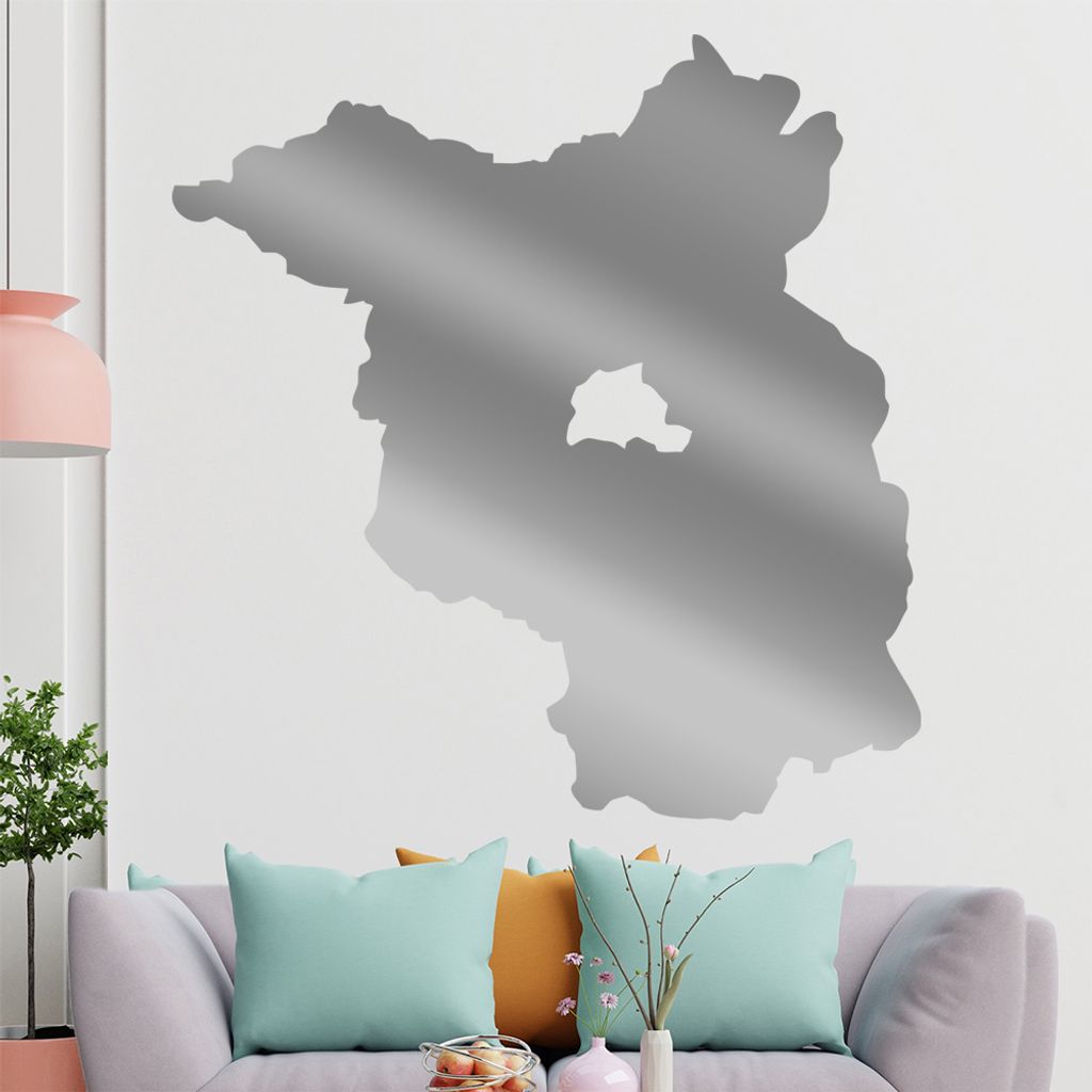 KIWISTAR Bundesland Brandenburg - Potsdam Spreewald Wandtattoo in 6 Größen - Wandaufkleber Wall Sticker - Dekoration, Küche, Wohnzimmer, Schlafz...