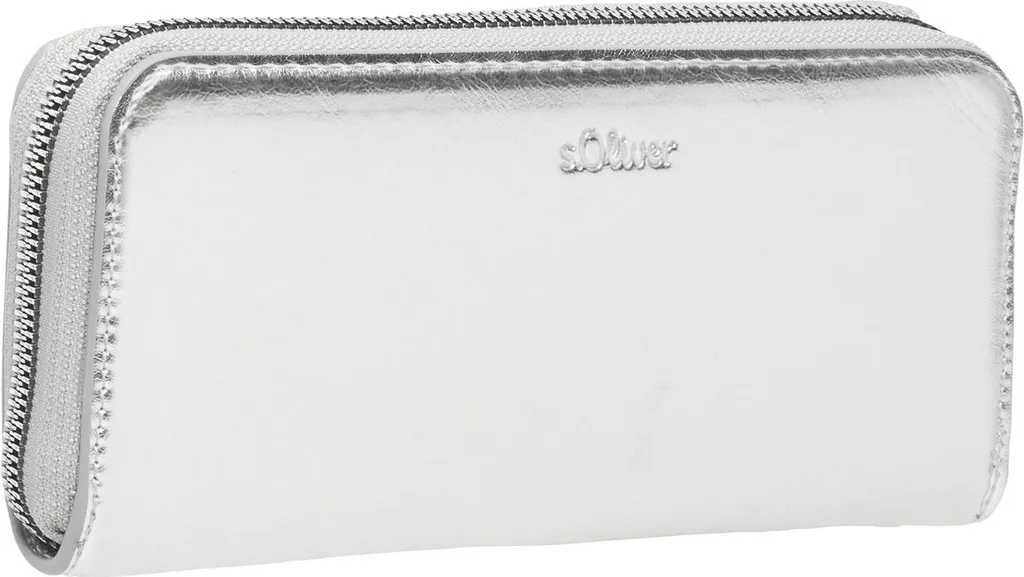 Petit Portefeuille Argenté s.Oliver pour Femme Chic et Organisée
