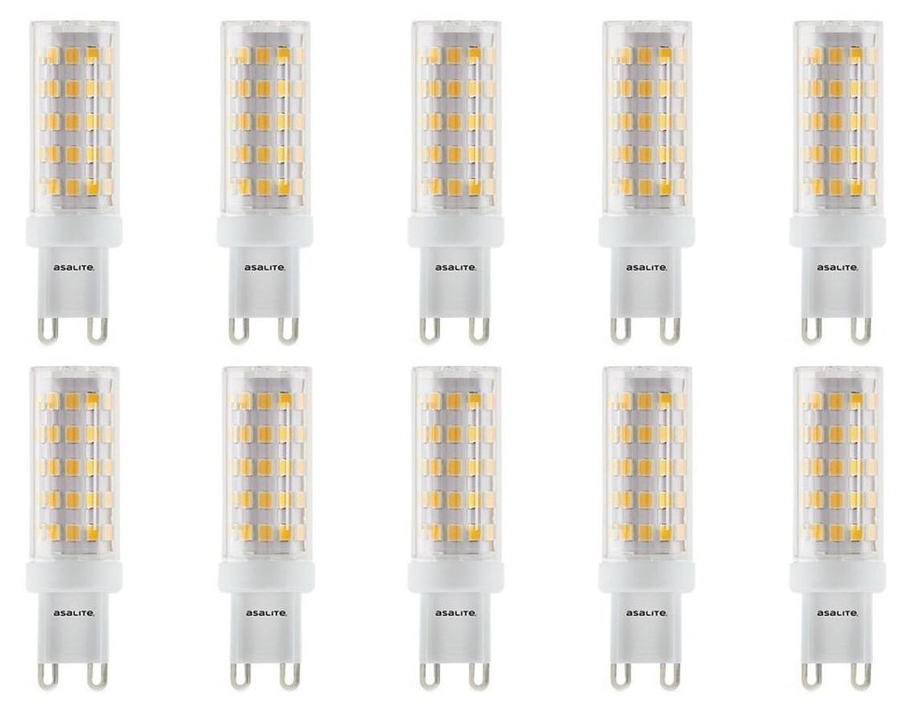 Asalite G9 LED-Kapsellampe 6W 600lm 3000K warmweiß 10 Stück Produktbild 