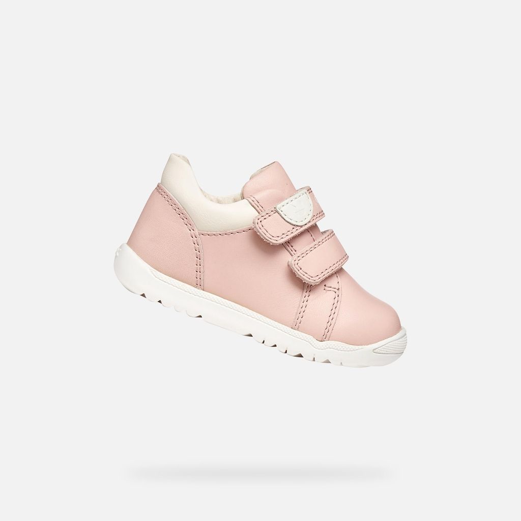 Geox Hellrosa Mädchenschuhe für die ersten Schritte Macchia 21