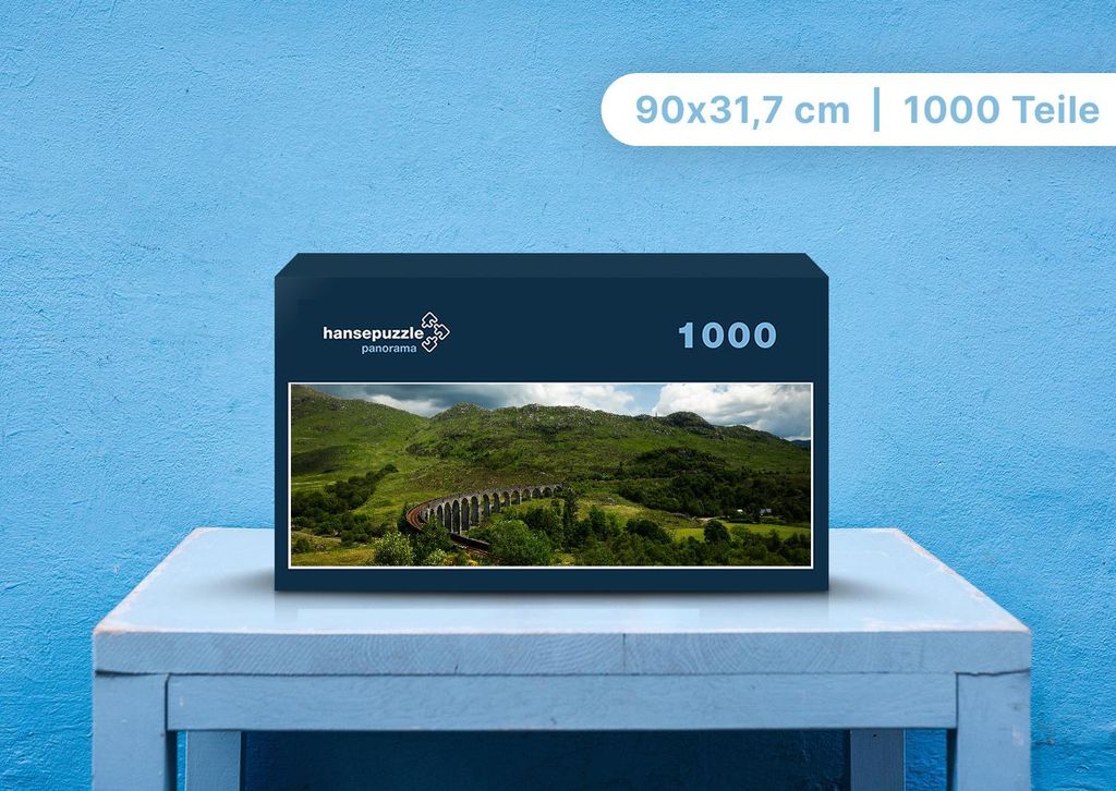 hansepuzzle 101836 - Landschaft Puzzle, 1050 Teile, Natur, 60,0 x 46,0cm mit hochwertiger Aufbewahrung, Kartonbox und wiederverschließbarem Beutel