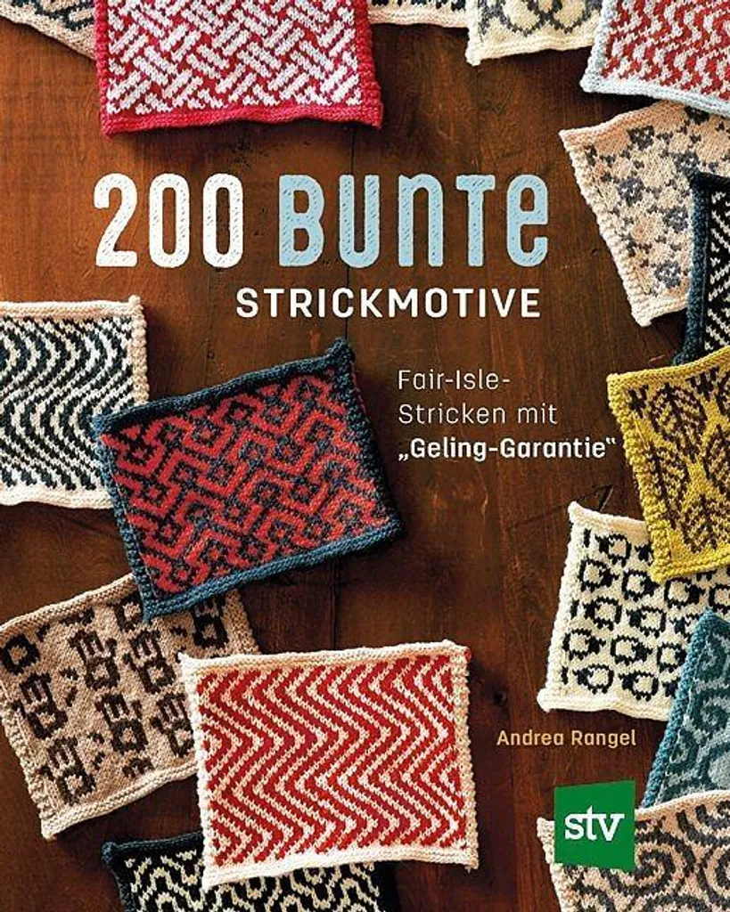 Motifs de tricot multicolores : 200 dessins géométriques et floraux