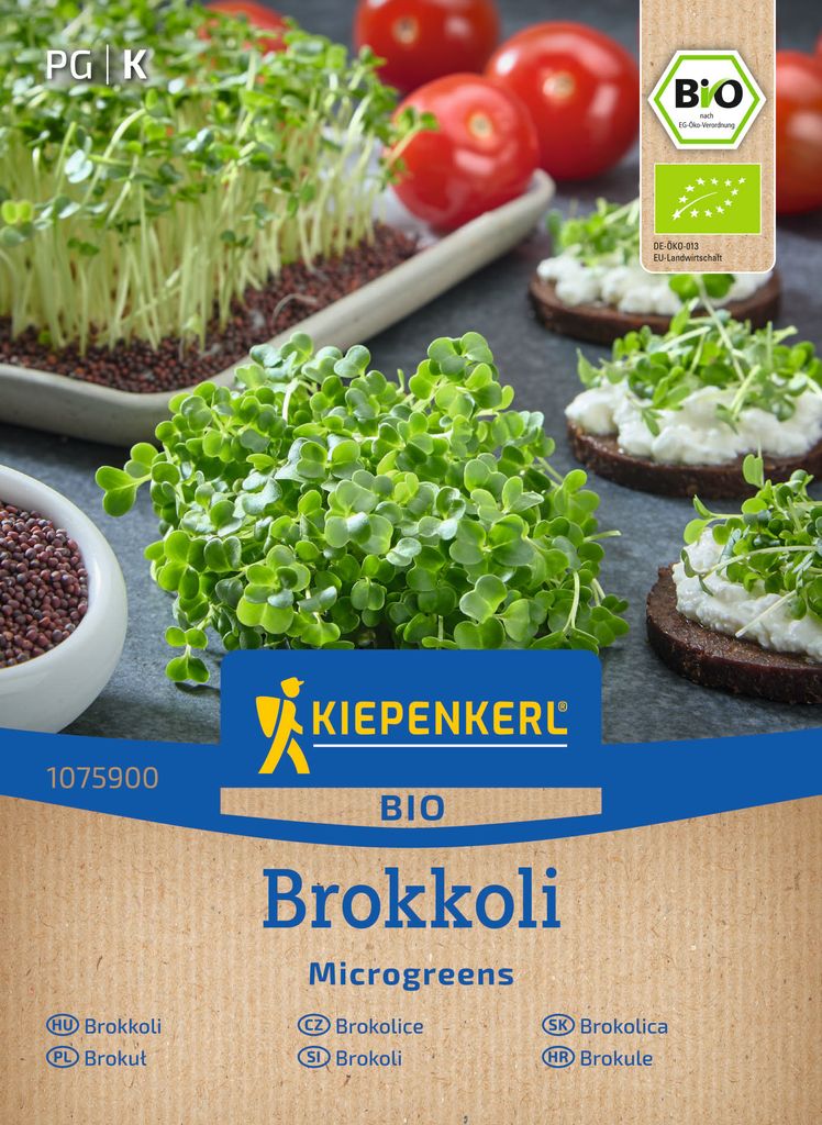 Kiepenkerl Microgreen-Saat Brokkoli Brassica rapa cymosa 20 g