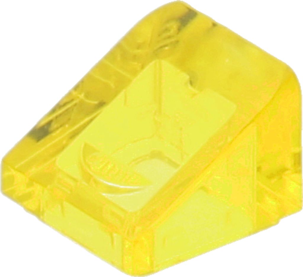 Lego 1x1 Schrägstein 30° x 1 x 1 x 2/3 54200 - 50 Stück Trans - Gelb