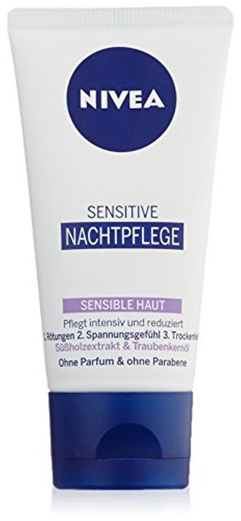 Nivea Sensitive Night Care, do skóry wrażliwej, 1 Zdjęcie produktu 