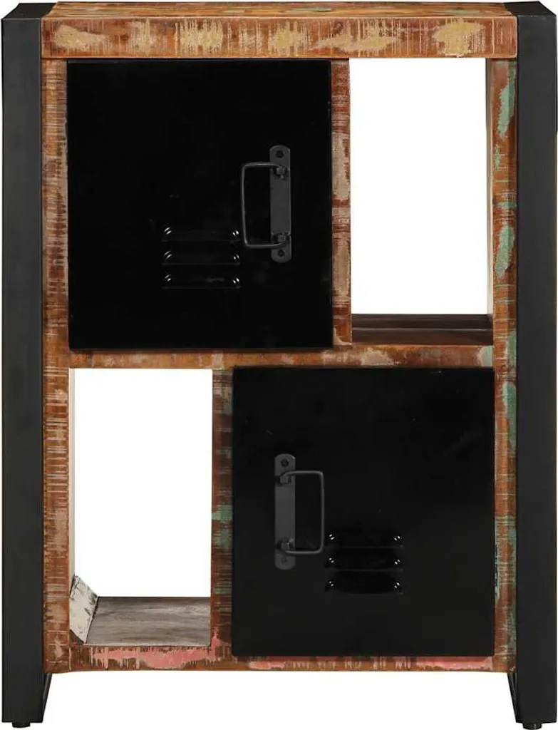 Credenza in Legno Massiccio di Recupero vidaXL 55x35x70 cm