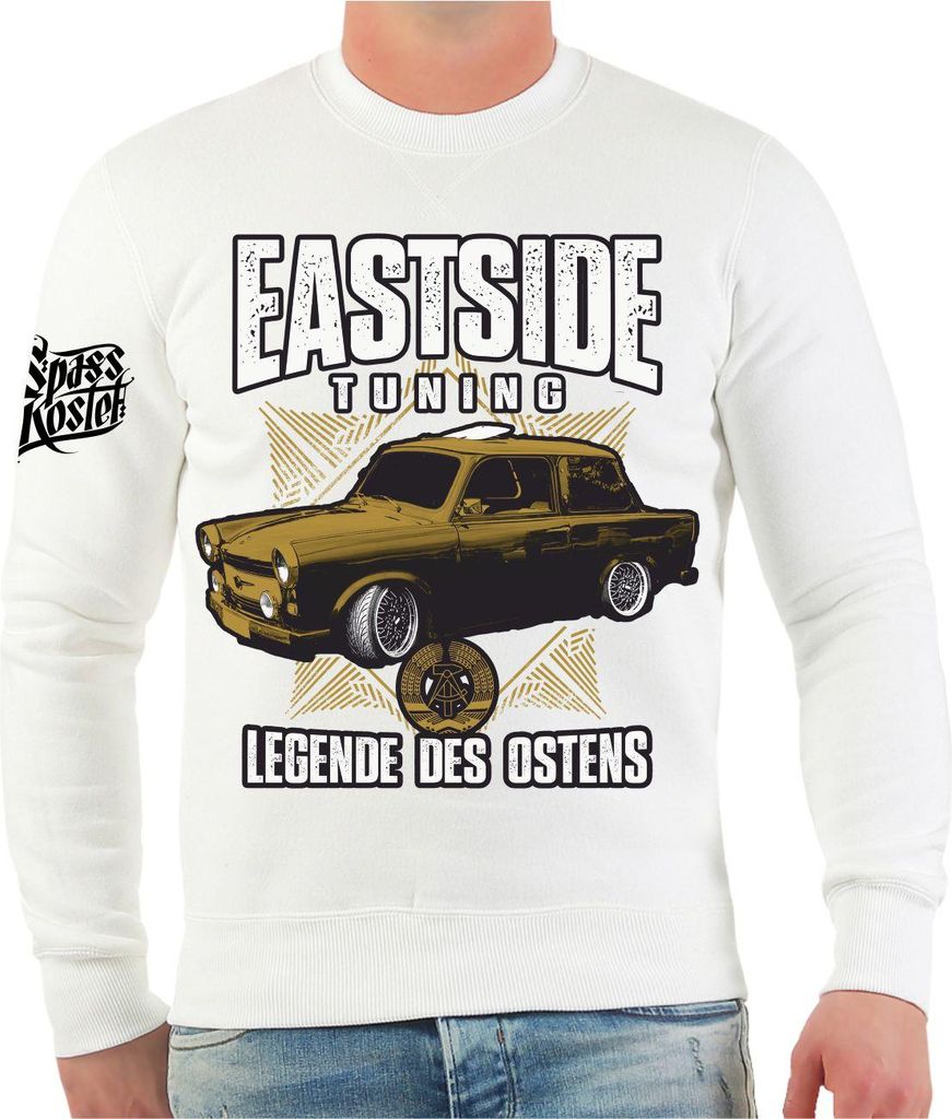 Herren Sweatshirt DDR Eastside Tuning Legende des Ostens