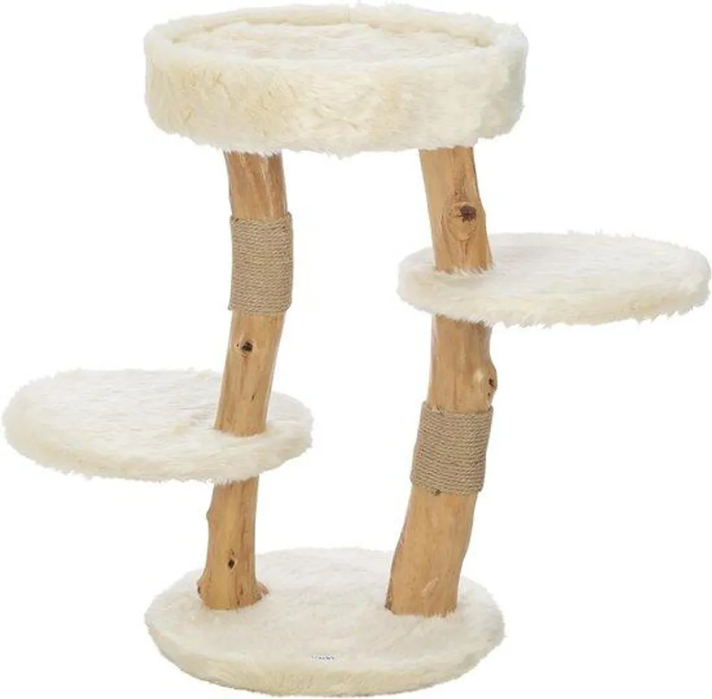 Arbre à chat pour petit appartement avec dodo confortable et griffoir