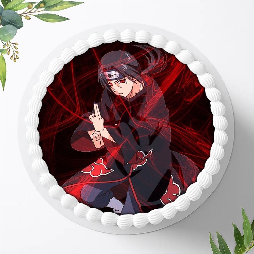 Für die Geburtstags Torte ein Tortenaufleger, Zuckerbild mit dem Motiv: Anime Manga, Essbares Foto für Torten, Fondant, Ø 20cm, 0307c