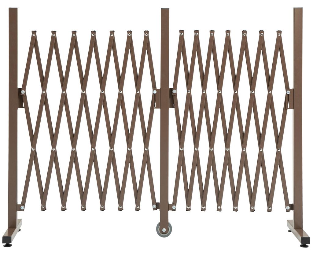 Outsunny Scherengitter Absperrgitter ausziehbar 52-405cm Produktbild 