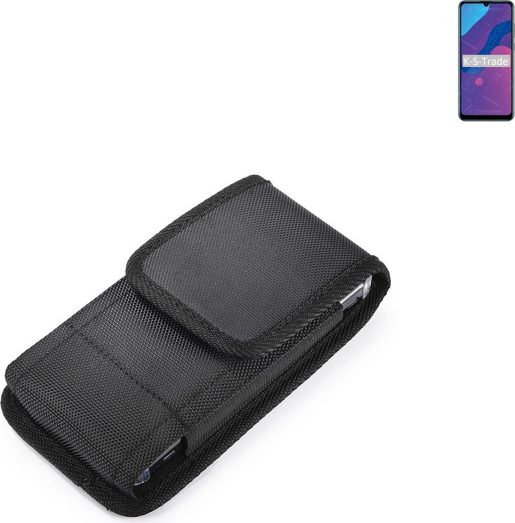 Holster Gürteltasche kompatibel mit Huawei Honor Play 9A Holster Gürtel Tasche wasserabweisend Handy Hülle Schutz Hülle Outdoor schwarz K-S-Trade