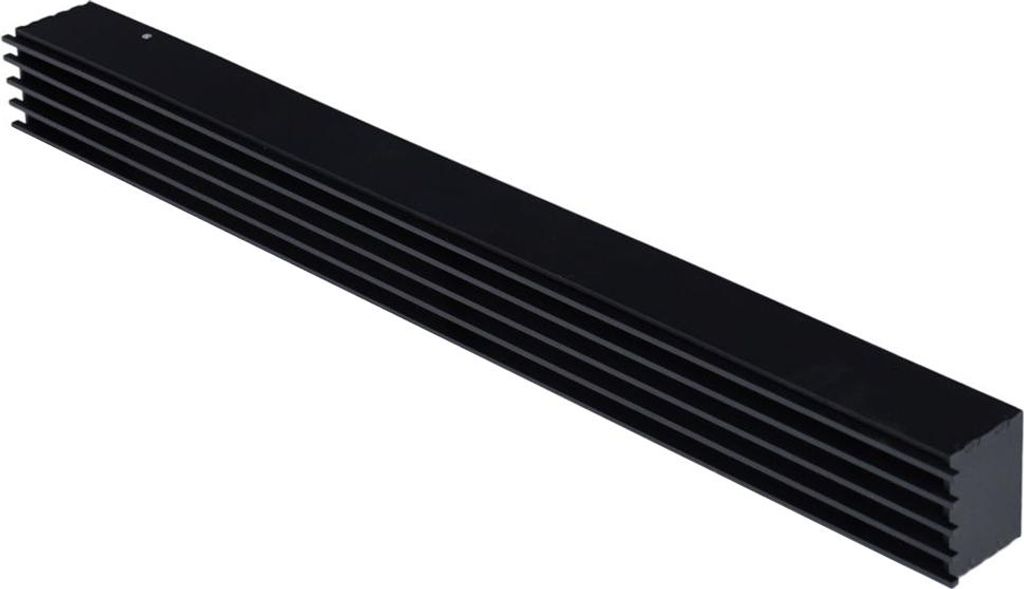 Luftgitter Open Air 10-SubSteel Small, 650 x 60 mm, schwarz