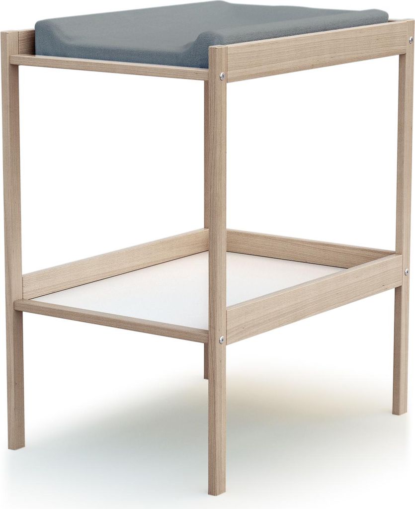 WEBABY - Table à Langer 1 étagère MILO Hêtre Brut Image du produit 