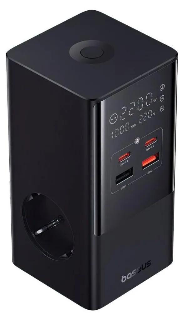 Multiprise Tour avec USB Baseus PowerCombo - Station de Charge Rapide - 4