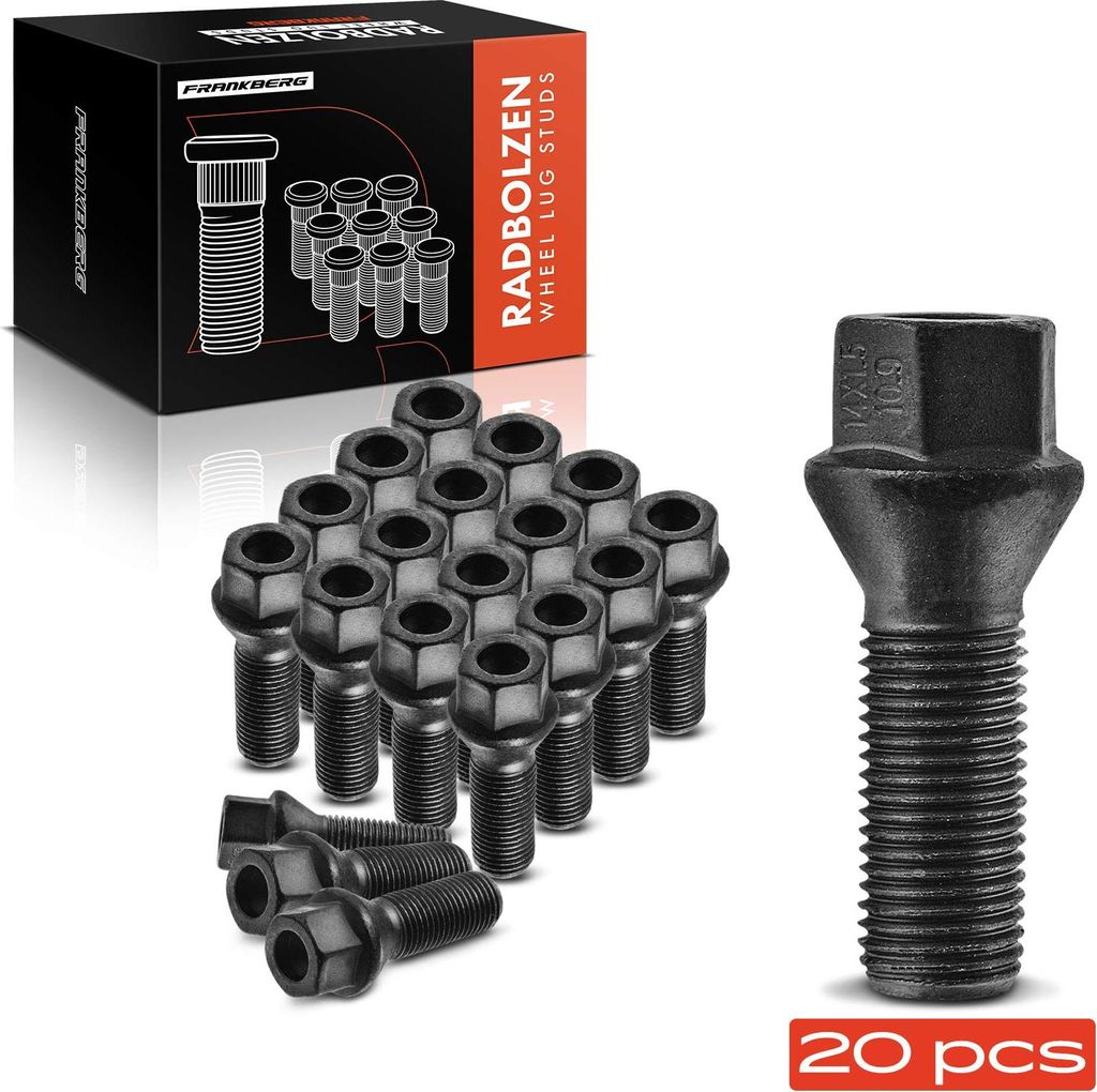 Frankberg 20x Radschraube für BMW 7er E65 E66 E67 X3 E83 3.0L 4.0L