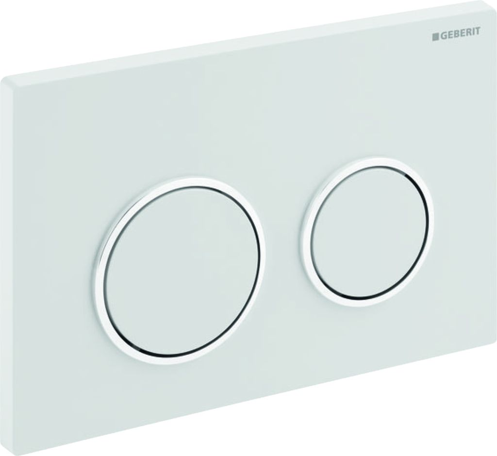 Geberit Omega20 Betätigungsplatte, für 2-Mengen-Spülung, 115.085.JQ.1