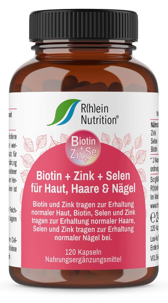 Biotin + Zink + Selen für Haut Haare & Nägel, 120 St KAP Produktbild 