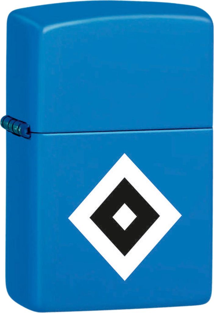 Accendino Zippo Hamburger SV sky con logo HSV Raute Immagine del prodotto 