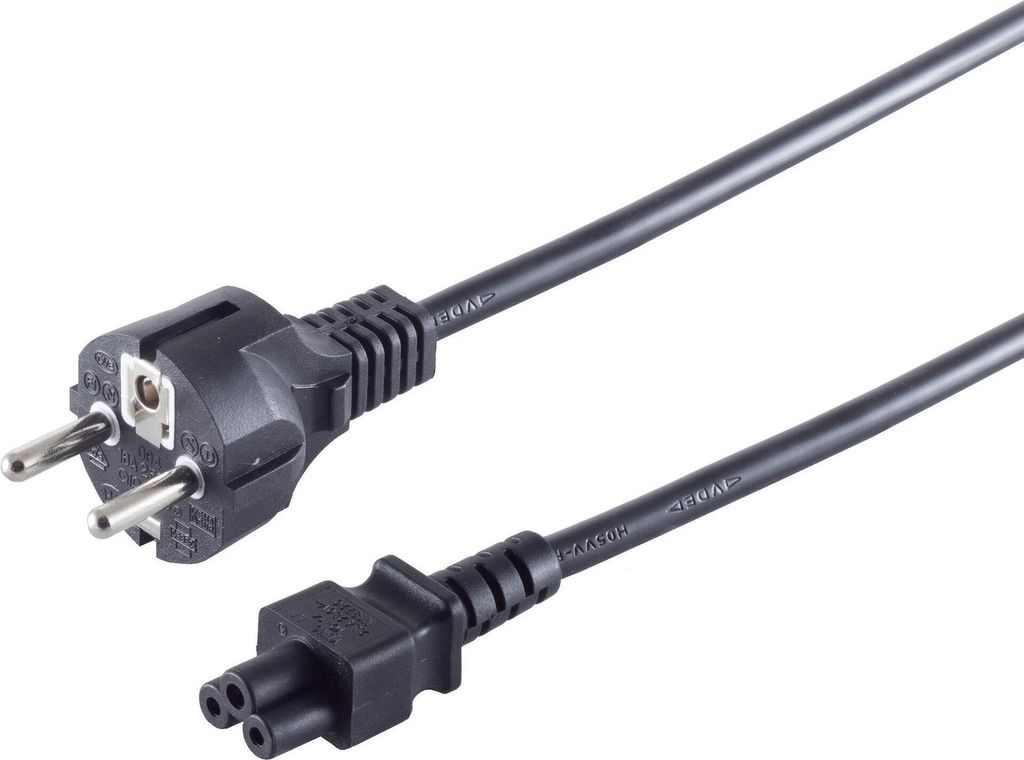 Strom-koelkastkabel C5 (voor laptops), 1,8 meter, zwart Productafbeelding 